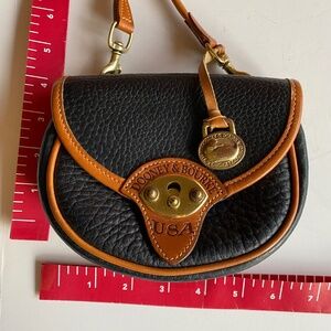 Dooney & Bourke Vintage Mini Cavalry Crossbody/Belt Loop AWL Purse